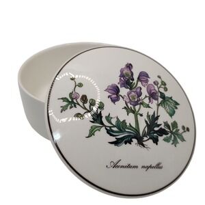 Villeroy and Boch Botanica Trinket Box‎ Aconitum Napellus Luxembourg Germany